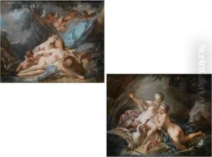 Diana Und Leda by Francois Boucher