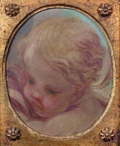 Tete De Putto by Francois Boucher
