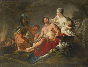 Venus In The Forge Of Vulcan by Francois Boucher