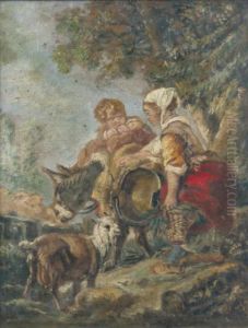 Le Retour Du Marche by Francois Boucher