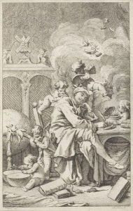 Frontispice Pour Faunillane, Ou L'infante Jaune, Du Comte De Tessin. Frontispice Pour Faunillane, Ou L'infante Jaune, Du Comte De Tessin.