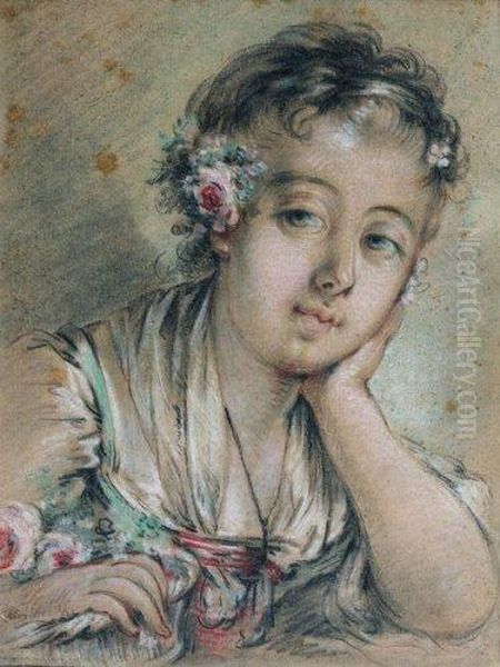 Portrait De Jeune Femme - view 1