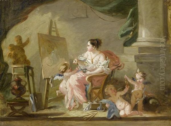 Allegorie Der Malerei. - view 1