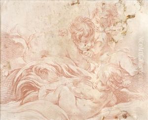 Les Confidence Pastorales by Francois Boucher