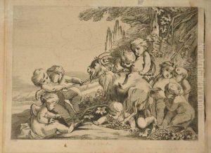 Fete A Bacchus by Francois Boucher