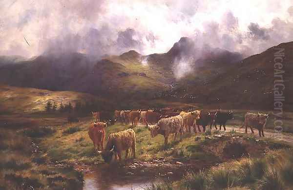 A Highland Drove at Strathfillan Perthshire - view 1