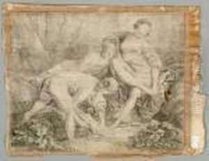 Damen Im Bade by Francois Boucher