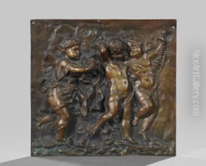 Gambling Putti by Francois Boucher