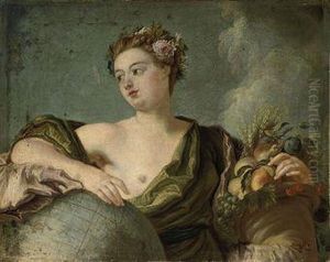 An Allegory Of Plenty by Francois Boucher
