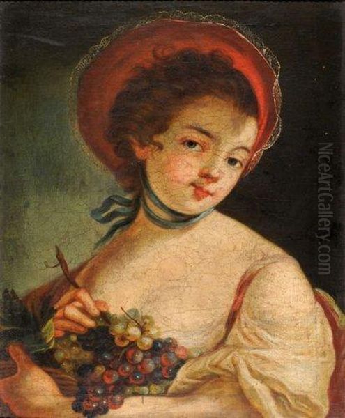 Portrait De Femme Aux Raisins - view 1