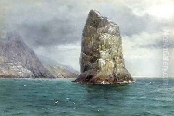 The Gannet Stack, St. Kilda - view 1