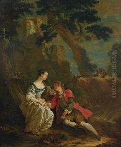 Scene Galante by Francois Boucher