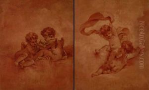 Putti Jouant by Francois Boucher
