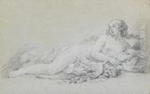 Venus Reclining With Two Doves - view 1