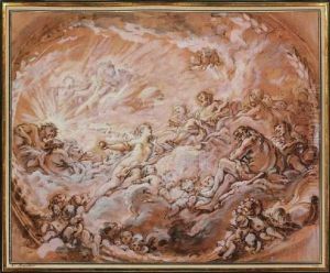 Venus Montrant La Pomme De Son Triomphe Aux Dieux De L'olympe
