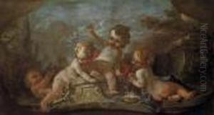 Putti Blowing Bubbles