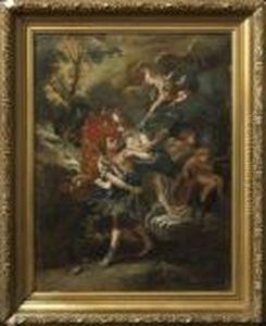 Mars And Venus Pursued By Eros