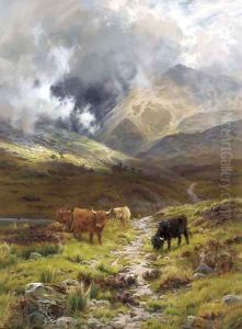 Hills of Ross Shire, Glen Torridon by Louis Bosworth Hurt
