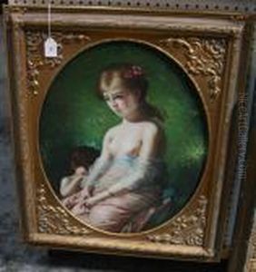 Semi-clad Maiden by Francois Boucher