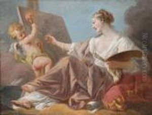 L'allegorie De La Peinture by Francois Boucher