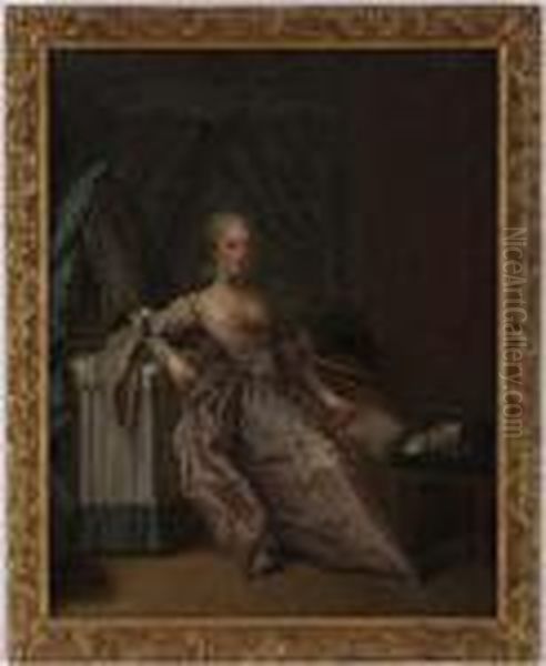 Portrait De Louise Henriette De Larochecourbon De St Elix - view 1