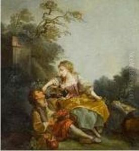 Tete A Tete Im Grunen by Francois Boucher