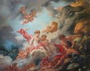 A Heavenly Gathering by Francois Boucher