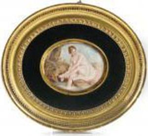 Nymph Bathing by Francois Boucher