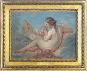 Nymph With Putti