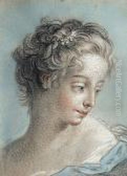 Portraitde Jeune Femme Tete Inclinee - view 1