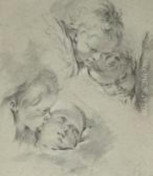 Four Heads Of Putti - view 1