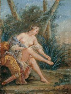 Ruckkehr Der Diana Von Der Jagd by Francois Boucher