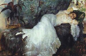 Afternoon repose by John McClure Hamilton
