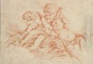 Drei Putti by Francois Boucher