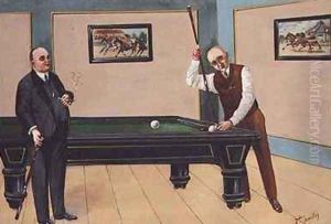 The Billards Match by John McClure Hamilton