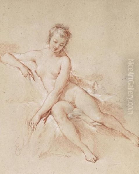 A Seated Female Nude - view 1