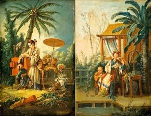 Le Perroquet, La Boite Optique by Francois Boucher