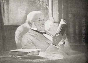 William Ewart Gladstone 1809-98 in old age by John McClure Hamilton