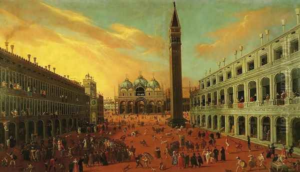 Piazza San Marco at Carnival Time - view 1