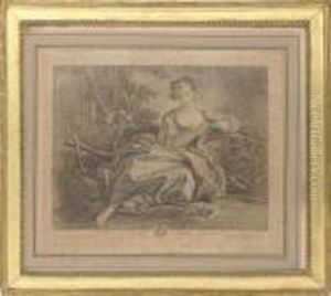 Allegorical Scene Of A County Girl, By Demarteau Allegorical Scene Of A County Girl, By Demarteau