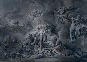 The Judgment Of Paris by Francois Boucher