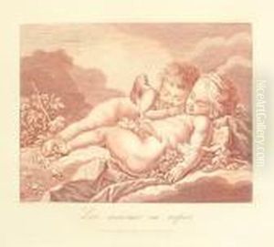 Les Amours En Repos by Francois Boucher