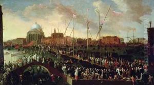 The Redentore Procession by Joseph the Younger Heintz