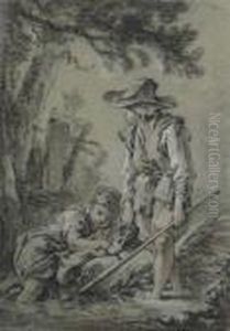 Les Petits Paysans by Francois Boucher