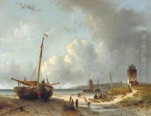 On the beach