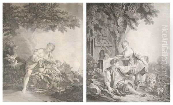 Venus Et Les Amours And L'obeissance Recompensee - view 1