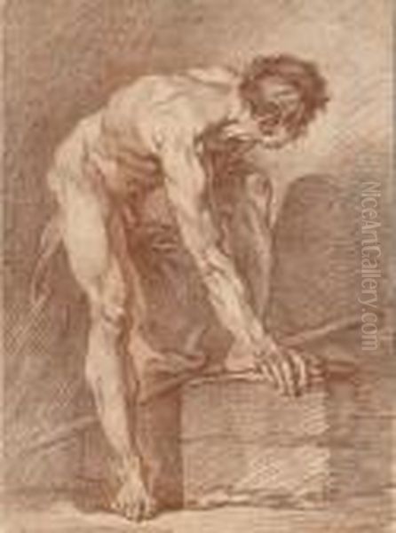 A Stooping Nude Turned - view 1