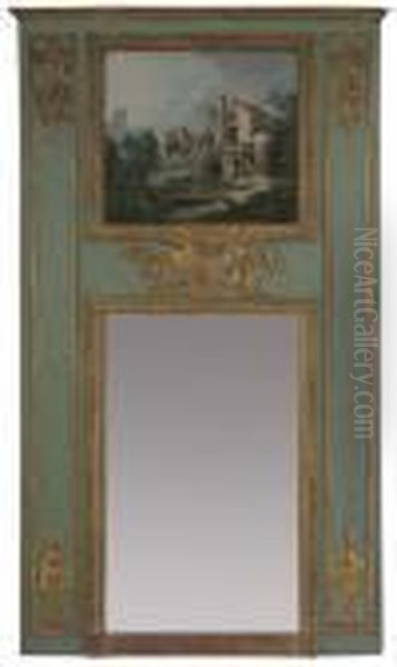 A Landscape With A Woman At A Riverside Cottage - view 1