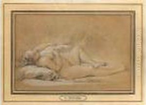 Nu Allonge by Francois Boucher