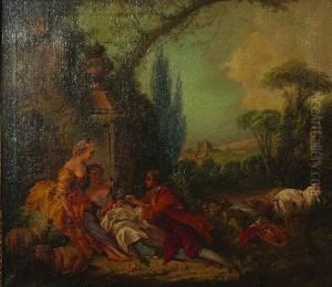 Courting In The Gardens